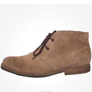 UGG Mens Leighton Waterproof Brown Suede Boots Chukka sz 10